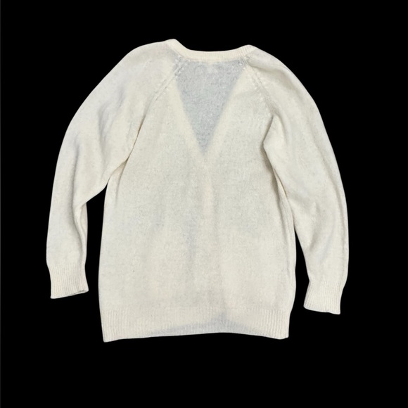 Reed Hunter 96% Lambswool Cardigan – Buttercream Yellow, Size Small - Picture 7 of 8